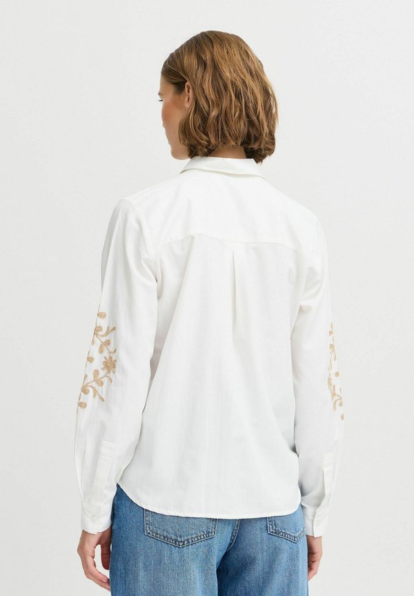 BYHETILA - Button-down blouse - marshmallow2