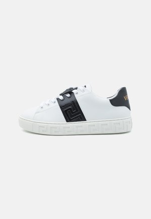 Versace UNISEX - Matalavartiset tennarit - white/black/gold
