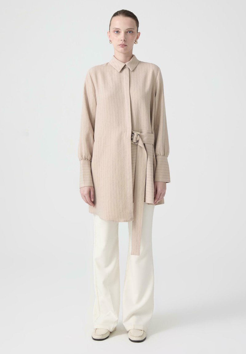 Touché Privé Overhemdblouse graniet Touché Privé Overhemdblouse graniet