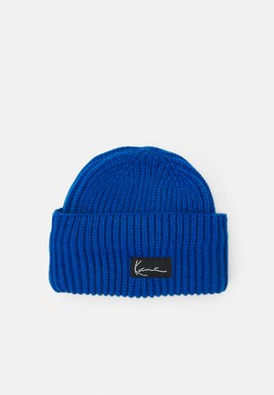SIGNATURE FISHERMAN BEANIE UNISEX - Huer - blue