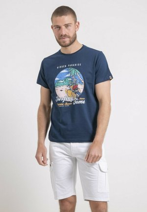 T-shirt imprimé - bleu