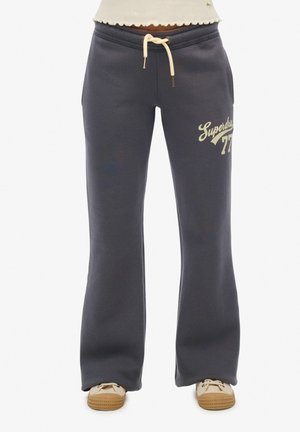 Superdry FLARE JOGGERS - Pantalon de survêtement - charcoal