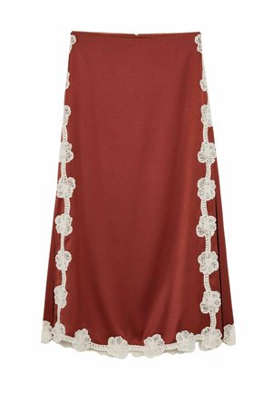 Reiss, REGULAR FIT - DOA SKIRT  . - A-Linien-Rock - rust orange