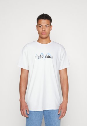 T-shirt med print - white