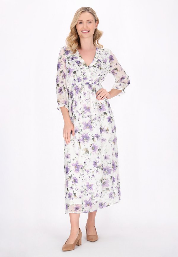 Maxikleid - violet multicolor