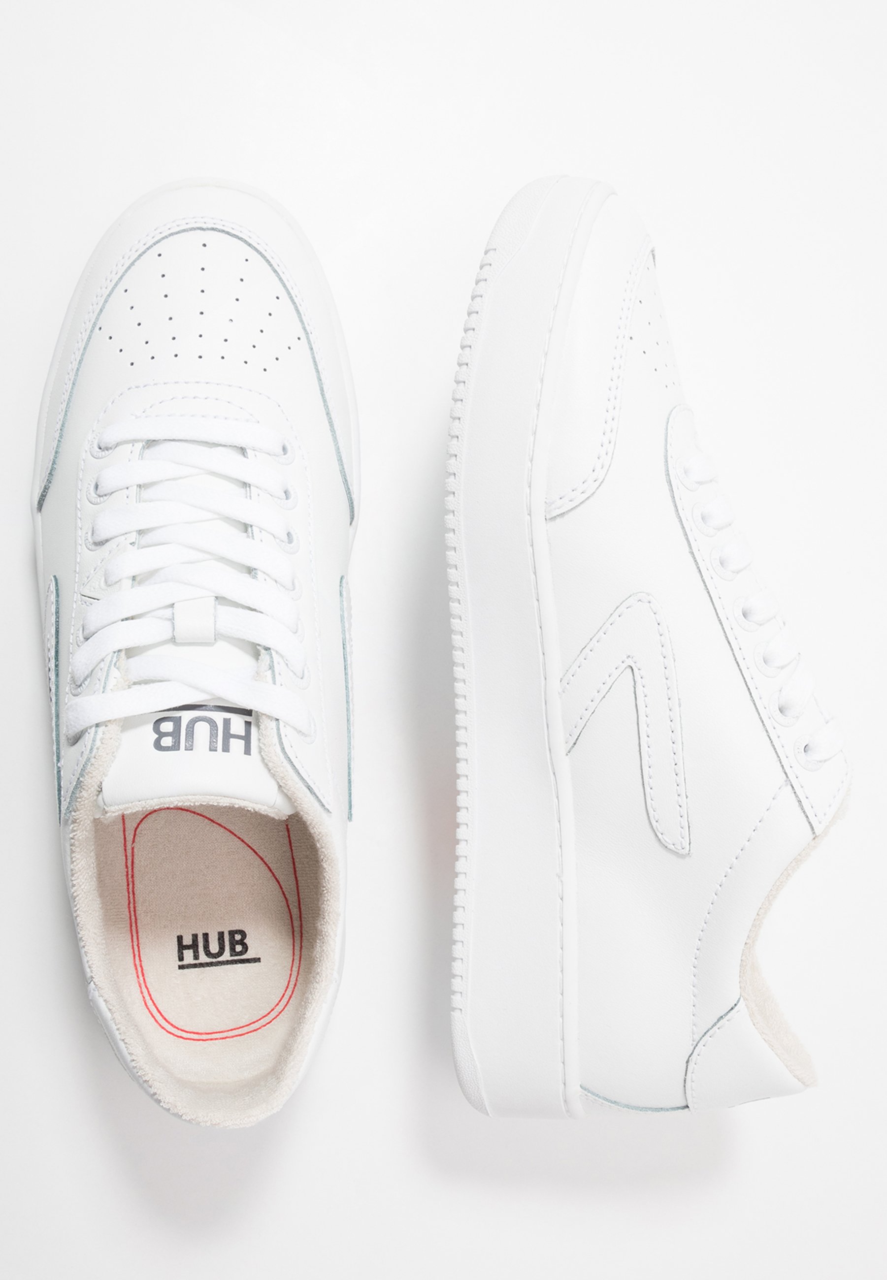 HUB BASELINE Joggesko white Zalando.no HUB BASELINE Joggesko whitegravelwhite Zalando.no