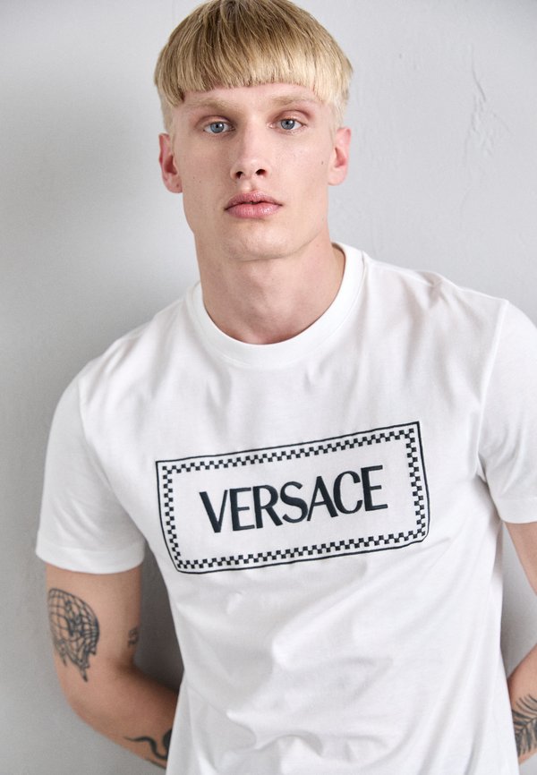 COMPACT LABEL LOGO  - Print T-shirt2