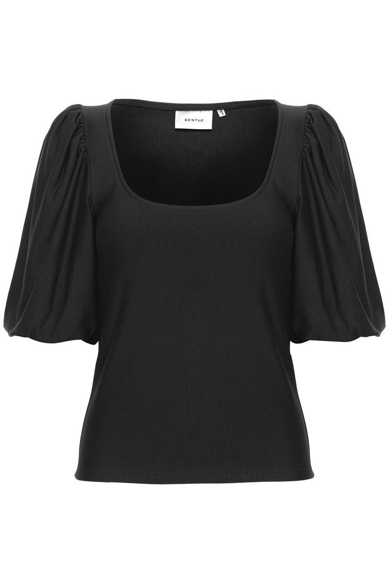 Gestuz T-shirt print zwart Gestuz T-shirt print zwart