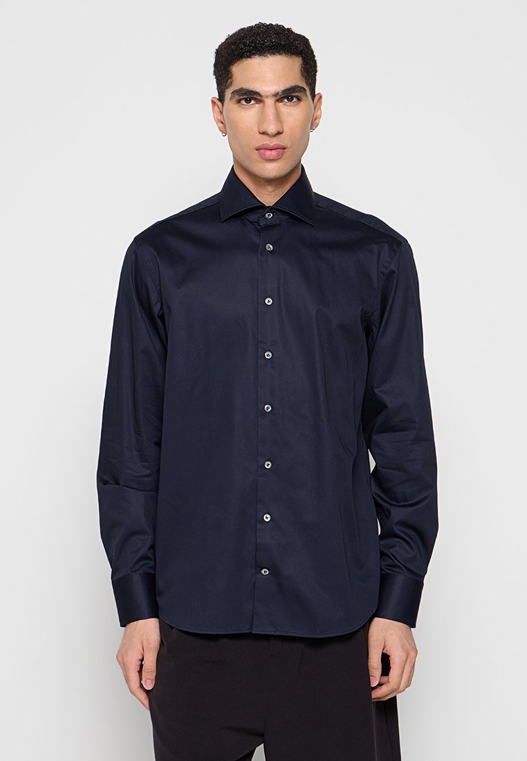 van Laack Zakelijk overhemd donkerblauw