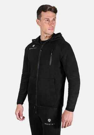 Zip-up sweatshirt - schwarz