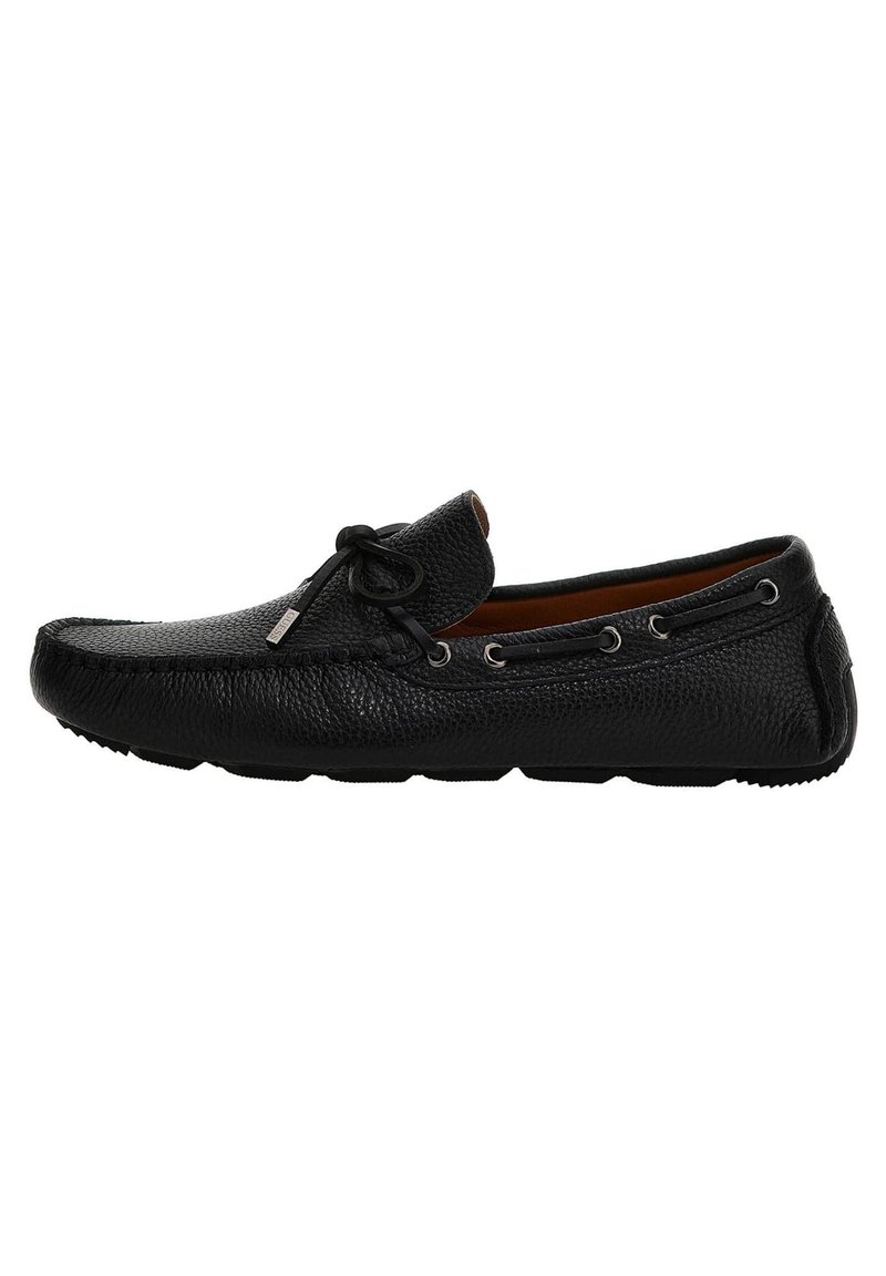 Guess GALLARATE Boat shoes noir/black Zalando.ie