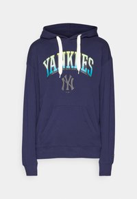 MLB NEW YORK YANKEES GRADIENT PULLOVER HOODIE - Club wear - maritime blue/signature off white