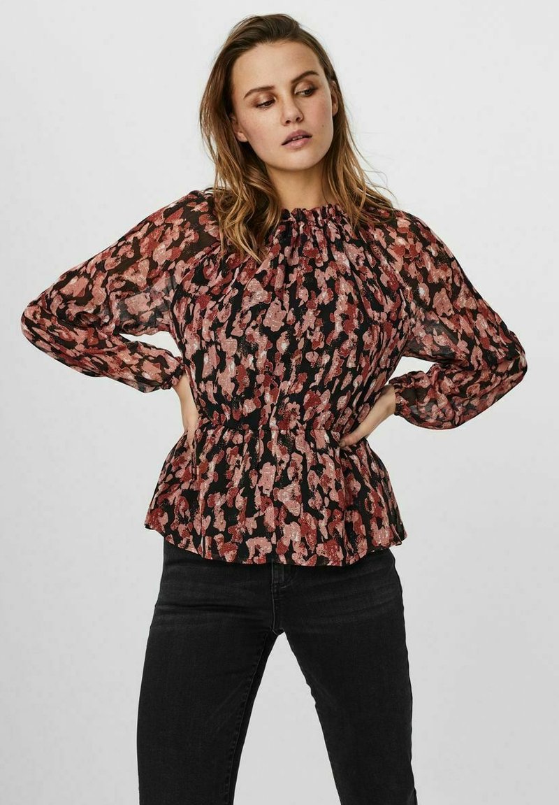 Vero Moda Blus - black 4/antracitmelerad - Zalando.se