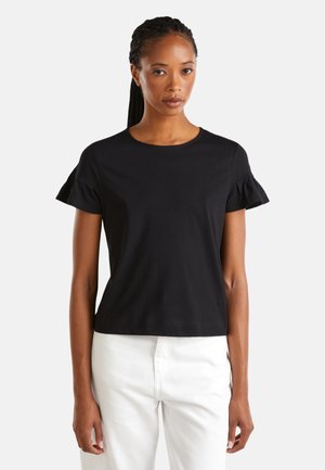 T-Shirt United Colors Of Benetton Donna - Cotone 100% Manica 3/4 Scollo A Barchetta - Foto 14