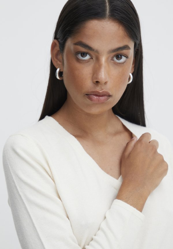 IHKAVA - Jumper dress - oatmeal melange2