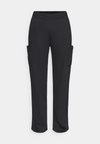 ICONS LOOSE FIT ELASTIC CUFF CARGO PANTS - Donji dijelovi trenirke - black