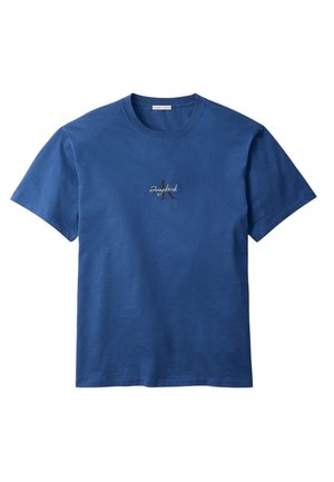 Calvin Klein Jeans, JUNG KOOK FOR CALVIN KLEIN MONOLOGO T-SHIRT - T-shirts basic - dark denim