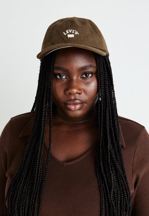 LAZY GIRL LOGO - Cap - dark brown