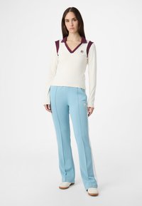 Fila ADRIANO JOHNNY COLLAR - Poloshirt - egret-fig