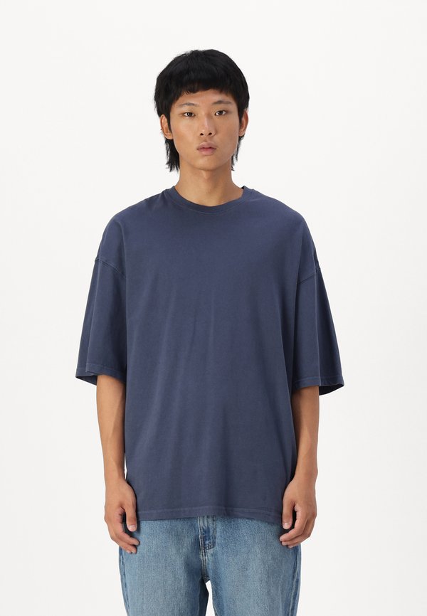 JJECHARGE FADED TEE - Basic T-shirt - mood indigo