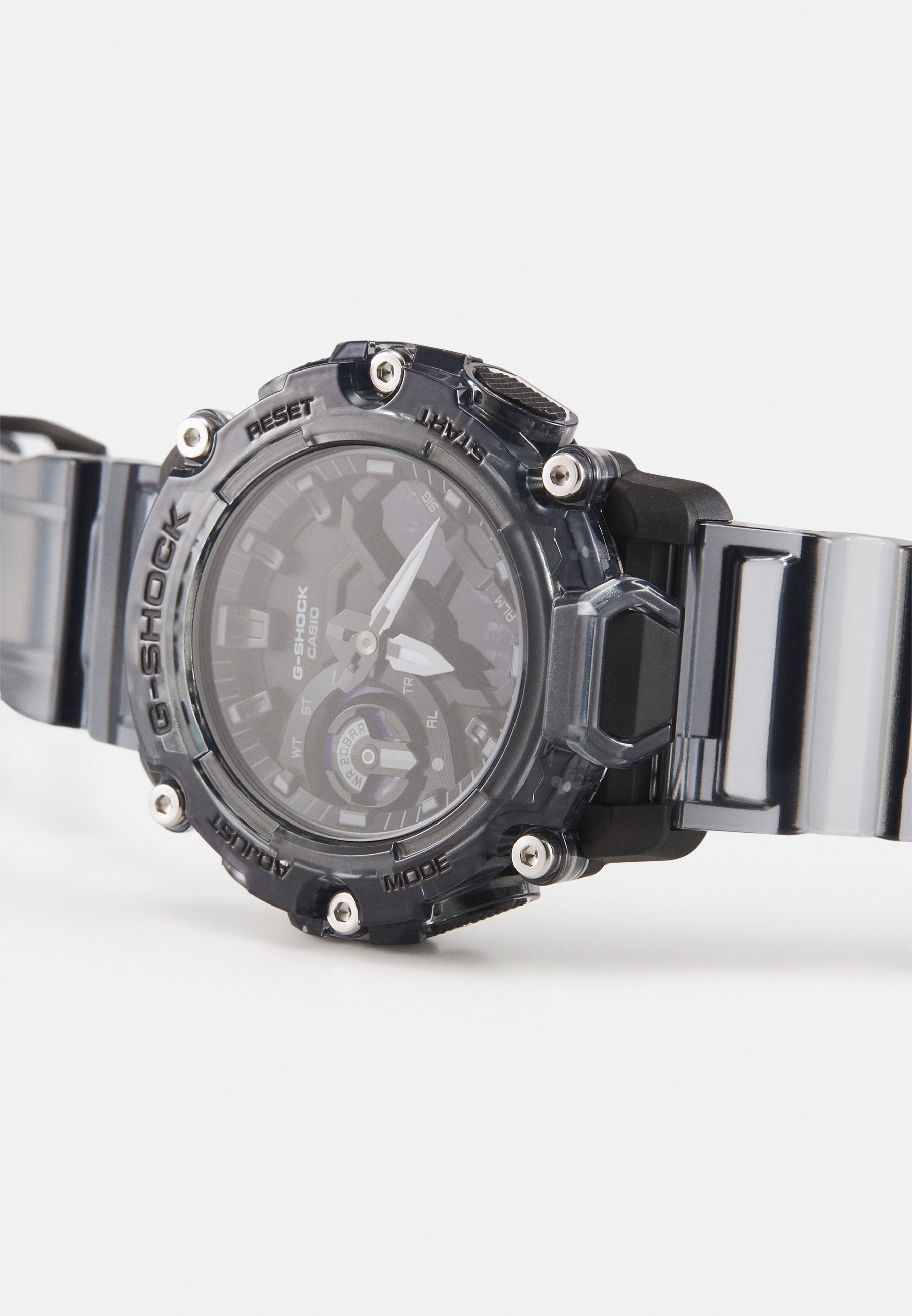 G-SHOCK SKELETON GA-2200 - Chronografinis laikrodis - black/transparent/juoda  - Zalando.lt