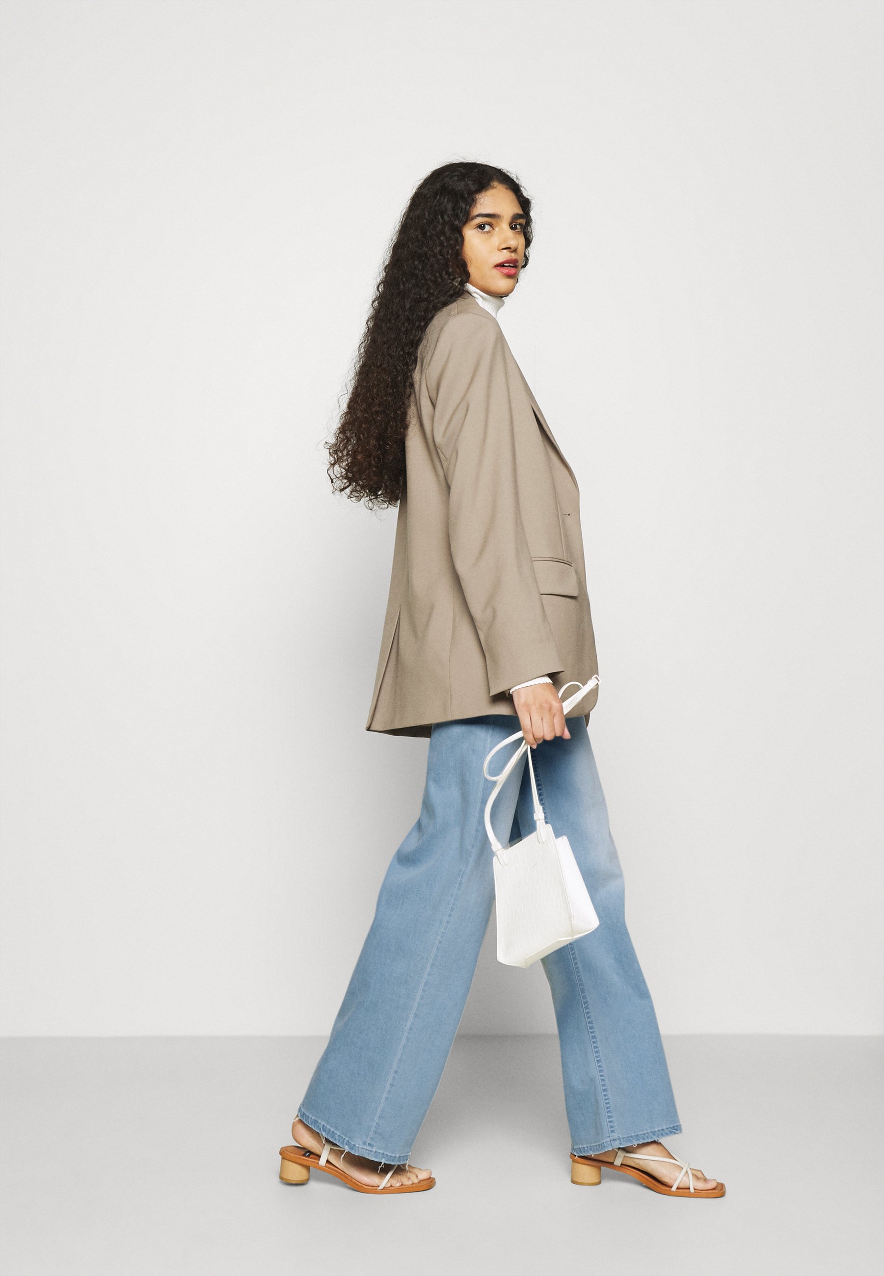 LOIS Jeans PALAZZO - Jeans a zampa - light stone/blu denim - Zalando.it
