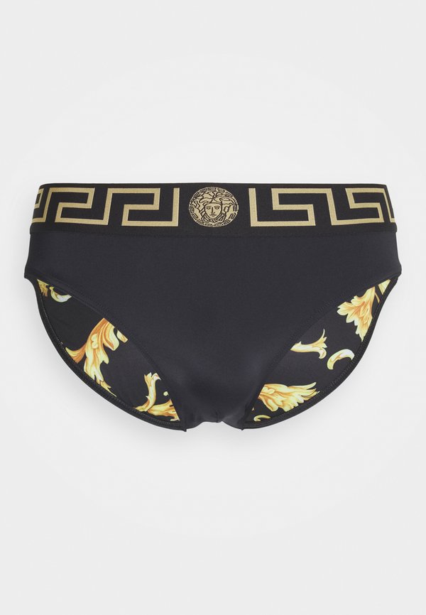 SWIM LOW RISE VITA - Swimming briefs - nero greca oro2