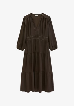 Marc O'Polo, WOVEN DRESSES, SATIN - Day dress - burnt coffee
