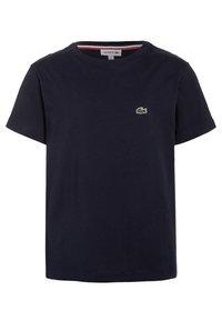 Lacoste TEE TURTLE NECK - T-paita - navy blue