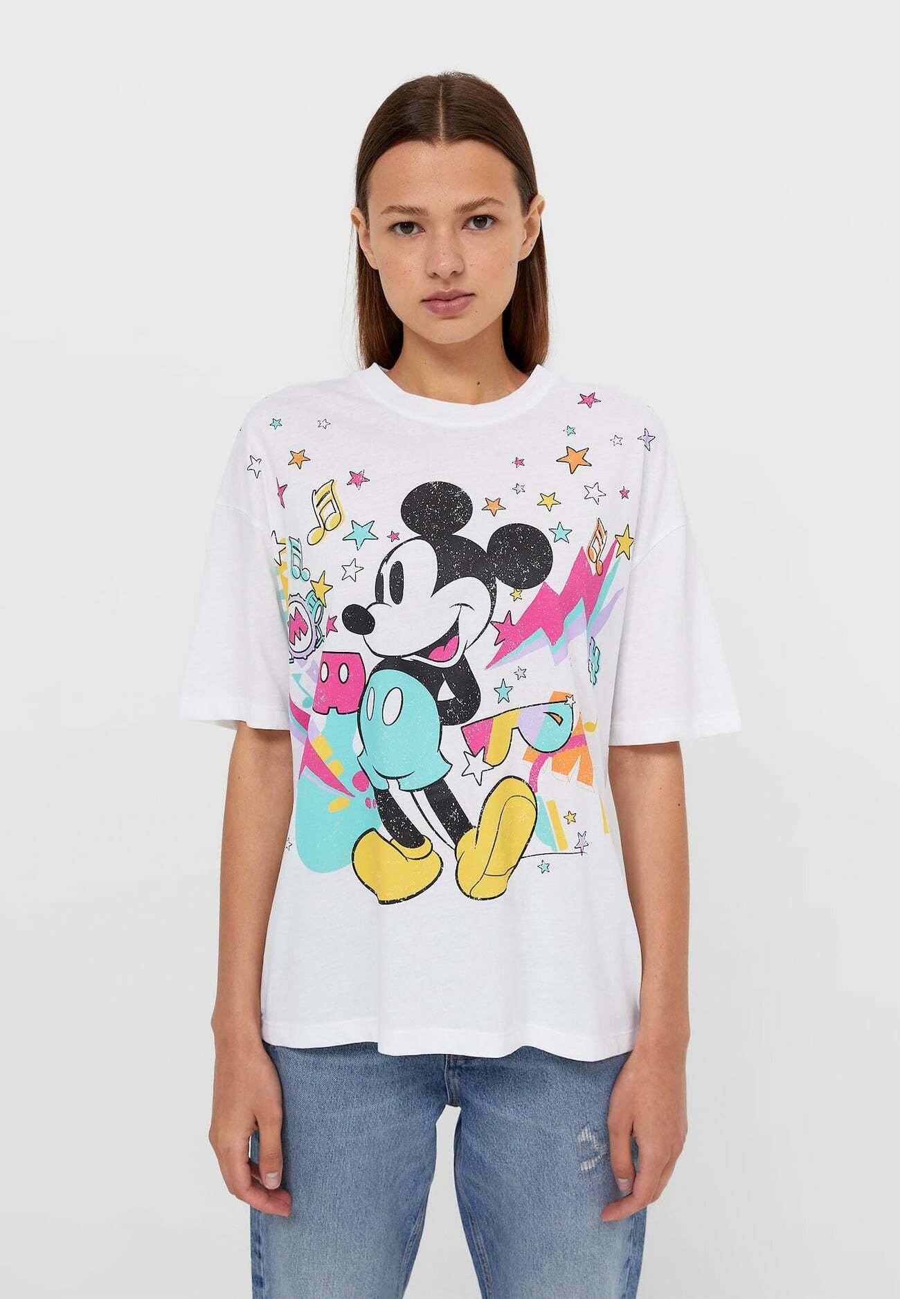 Stradivarius OVERSIZE DISNEY - T-shirt con stampa - white/bianco -  Zalando.it