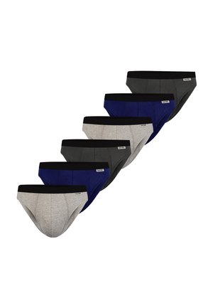 STRETCH 6-PACK - Slip - navy,grau mel.