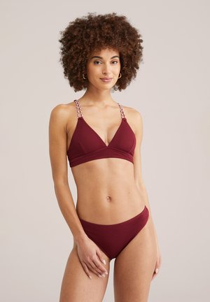 Bikinio apatinė dalis - vintage red