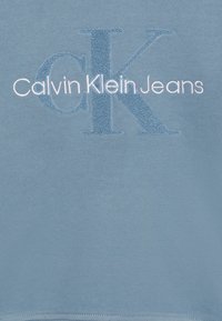 Calvin Klein Jeans PEACHED MONOLOGO HOODIE - Felpa con cappuccio - faded denim