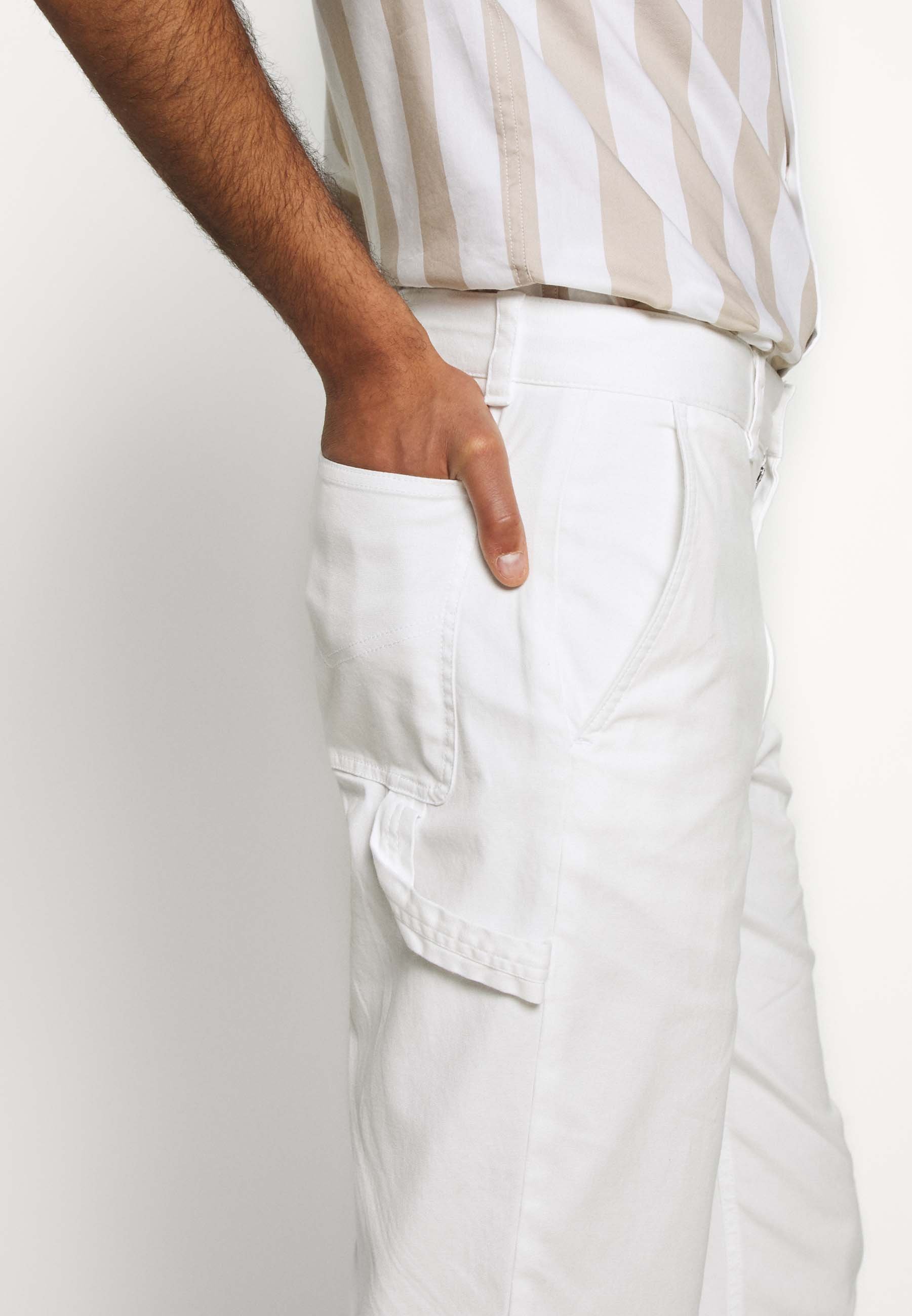 Club Monaco STRAIGHT LEG WORK PANT Bukse white Zalando.no Club Monaco STRAIGHT LEG WORK PANT - Bukse - white