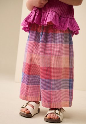 Next, REGULAR FIT PULLON BARREL  - Pantaloni - bright pink multi check