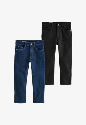 Next, REGULAR FIT - STRETCH 2 PACK - Straight leg jeans - black denim