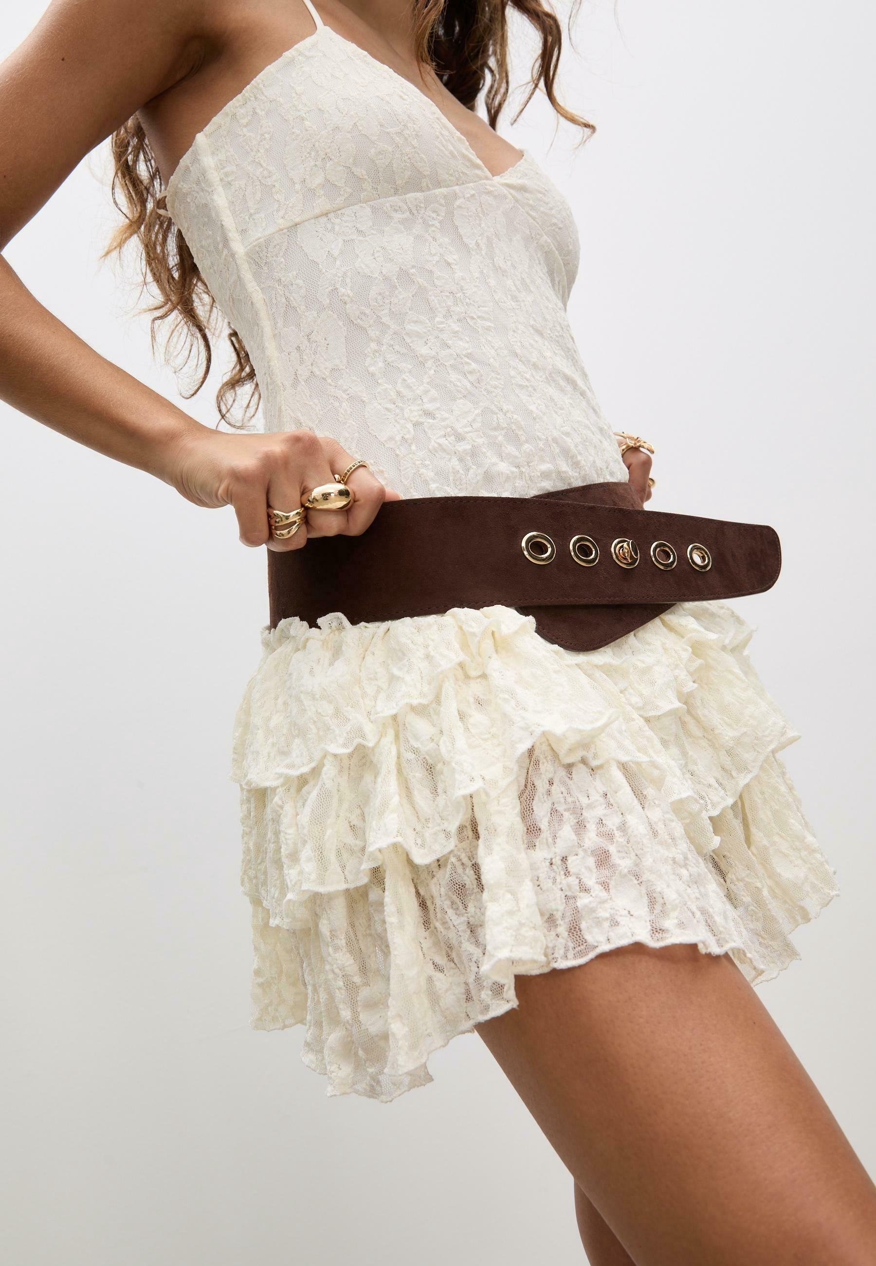 Stradivarius Day dress - white - (Pre-owned) - Zalando.ie Stradivarius Day dress - white - (Pre-owned) - Zalando.ie
