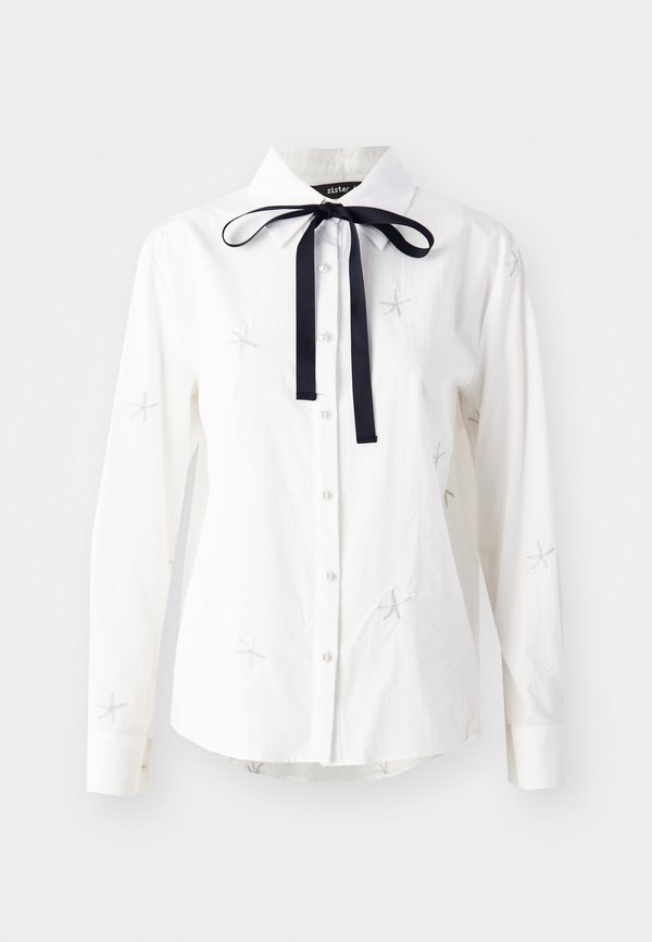 OCEAN STAR EMBROIDERED BLOUSE - Button-down blouse - ivory2