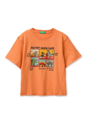 United Colors of Benetton, - T-shirt z nadrukiem