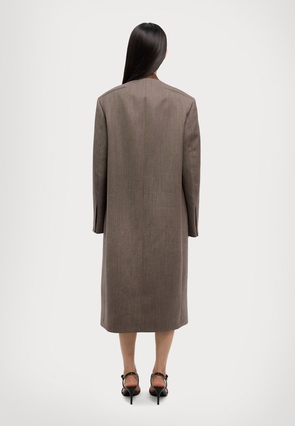 CAPOSPALLA LUNGO - Classic coat - fantasia marrone2