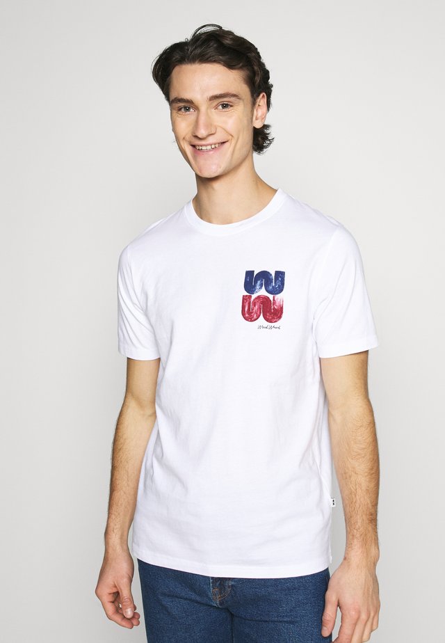 SAMI - Print T-shirt - bright white