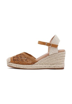 Plateaupumps - light brown
