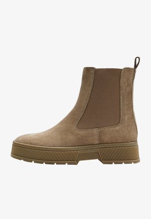 Massimo Dutti, Bottines à plateau - brown