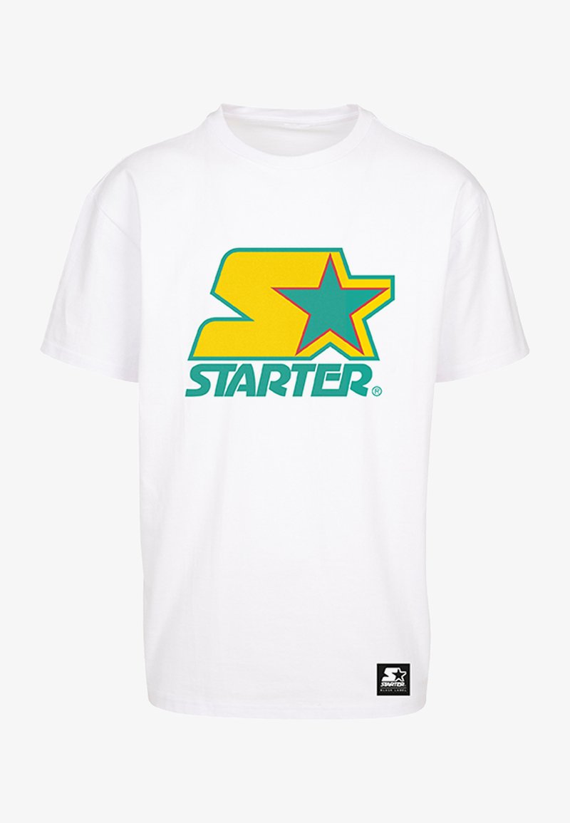 Starter Apdrukāts T-krekls - white/yellow/green