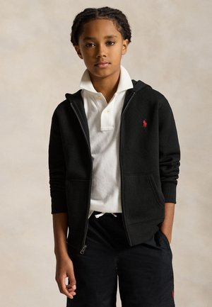 Polo Ralph Lauren FLEECE FULL ZIP HOODIE 7-14Y UNISEX - Sweat zippé - black