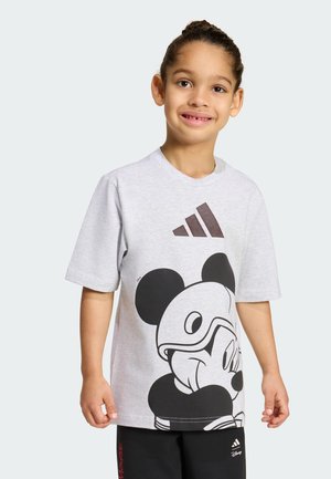 adidas Performance, LITTLE KID DISNEY MICKEY UNISEX - Majica kratkih rukava s printom - light grey heather/off white