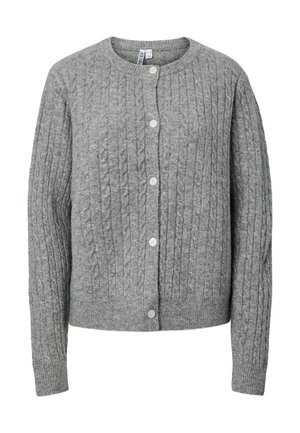 Pieces, PCSILLY CABLE - Ζακέτα - medium grey melange