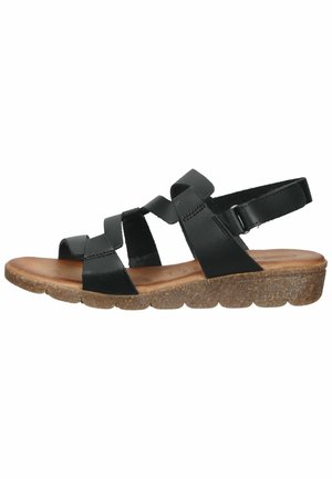 hilfiger keilsandalette schwarz