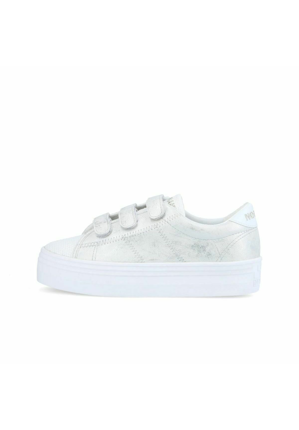 NO NAME Baskets Plateforme Cuir Blanc - LE 133 CANNES