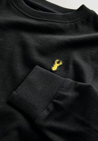 Next REGULAR FIT - COSY STAG - Camiseta de manga larga - black